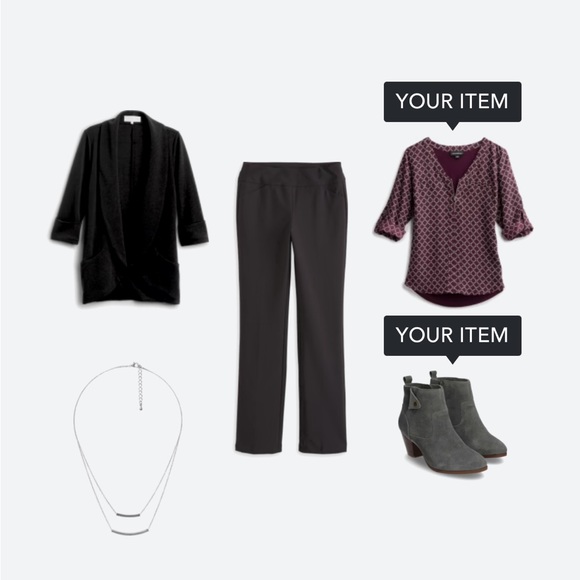 Fortune & Ivy 3/4 length women’s top size small - Picture 6 of 7